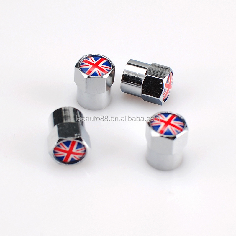 Brand New 4pcs car Logo Fine Car Black Tire Tyre Wheel Valve Stems Caps