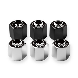 Car motor truck universal antifreeze Tire Valve Cap Aluminum alloy Tire Valve Cover Stem Caps plastic inner core air cap