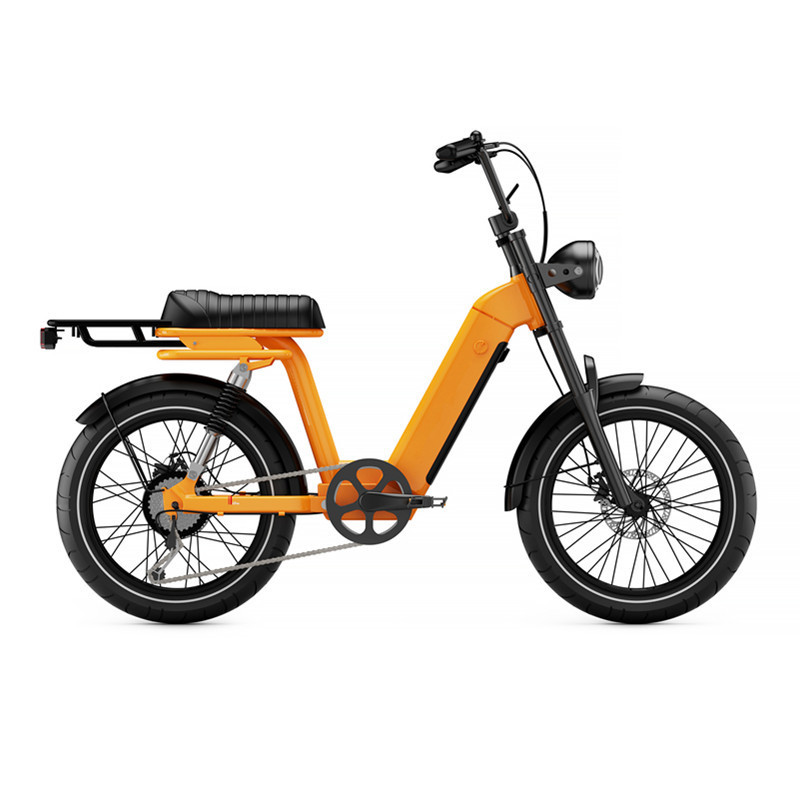 20x4.0 Fat Tire Retro Chopper Electric Bike 750W Hub Motor Beach Snow e-bikes Banana Seat