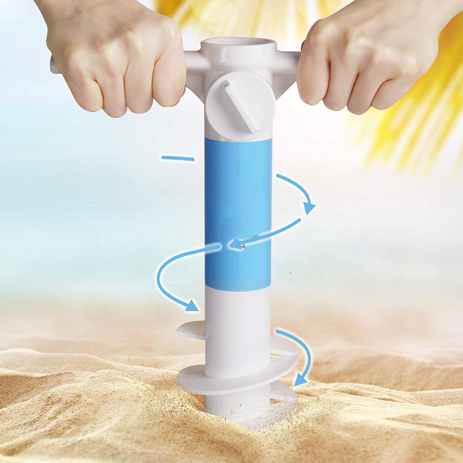 High quality beach umbrella sand anchor wind proof umbrella anchor plastic umbrella base stand