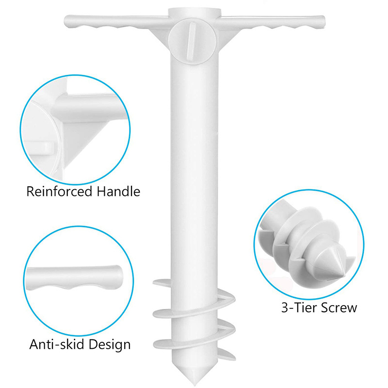 High quality beach umbrella sand anchor wind proof umbrella anchor plastic umbrella base stand