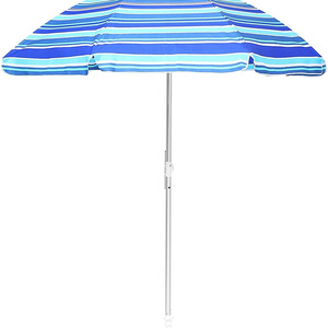 Large size beach umbrella portable carry folding beach umbrella windproof umbrella iron outdoor with tilt