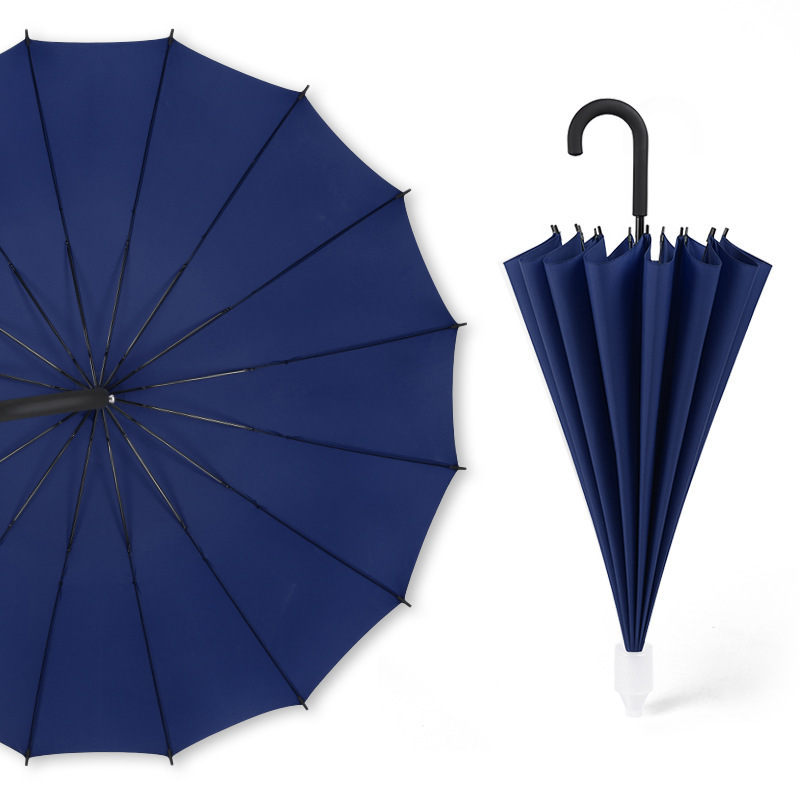 New Design Straight Golf Umbrella Promotional windproof No Drip Telescopic Plastic Cover Folding Umbrella Waterproof