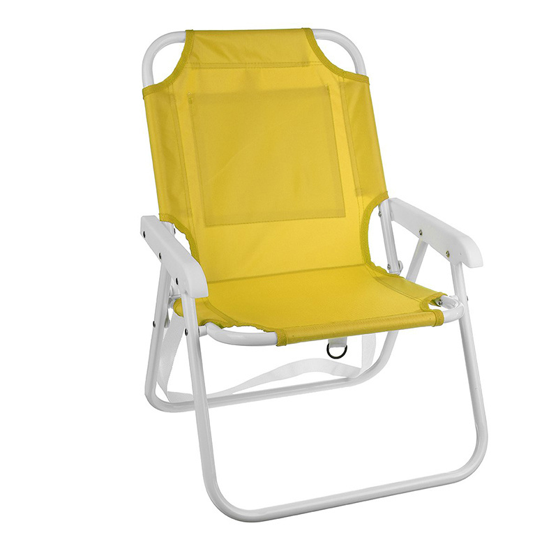 Wholesale Ultralight Camping Seat Recliner Children Outdoor Folding Metal Beach Chair With Clamp Umbrella For Kids Baby