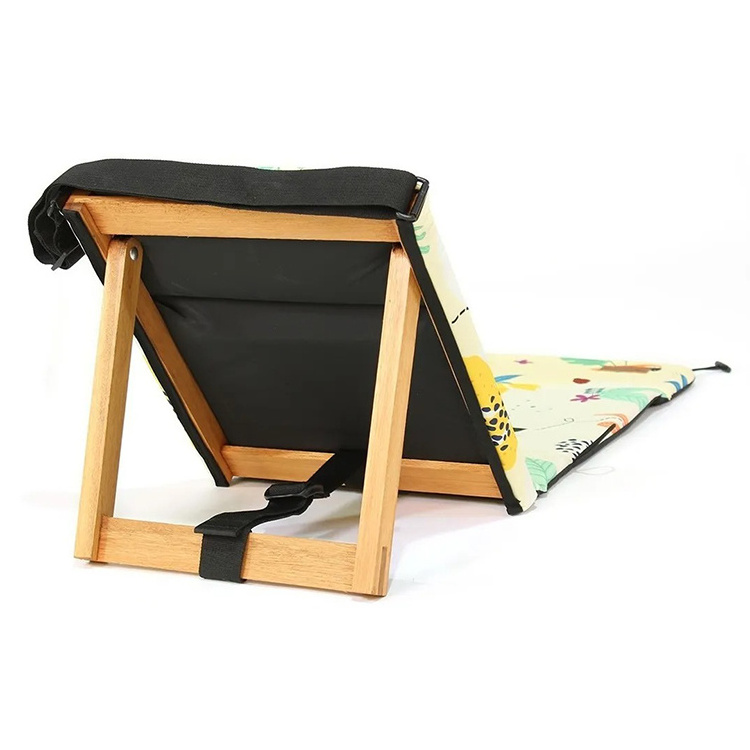 Custom Folding Lightweight Portable Beach Mat Lounge Chairs with Adjustable Backrest Camping Lawn Chairs