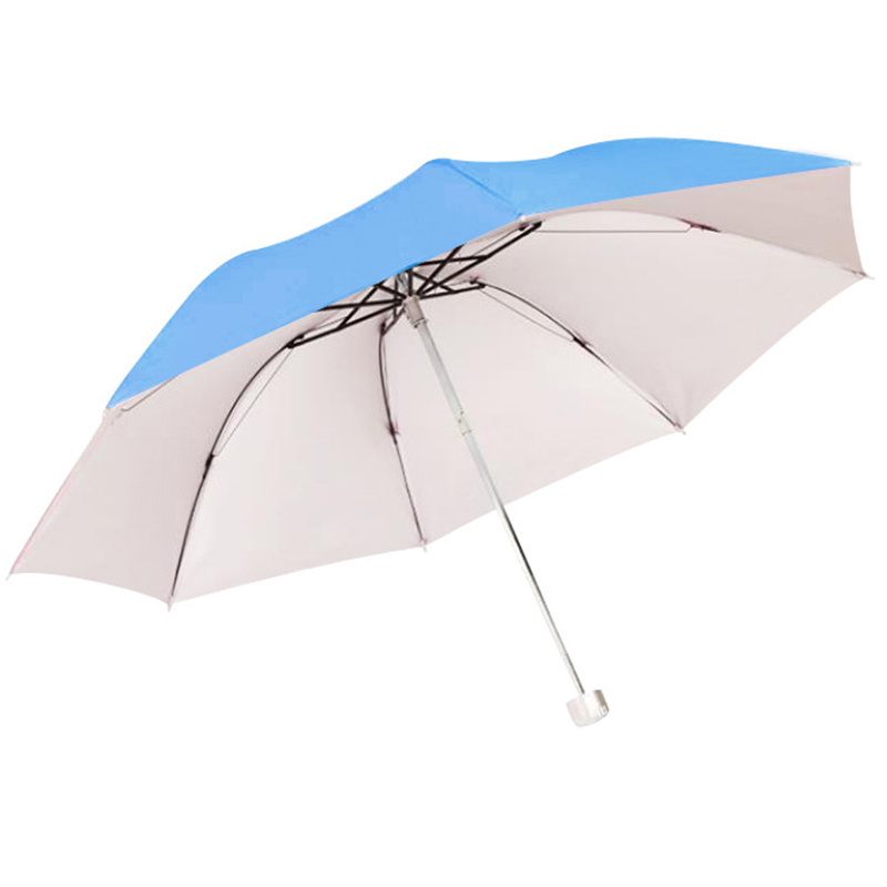 Chinese Manufacturer High Quality Promotional 3 Folding Umbrellas Wholesale Cheap Customized Rain Umbrellas With Logo Prints