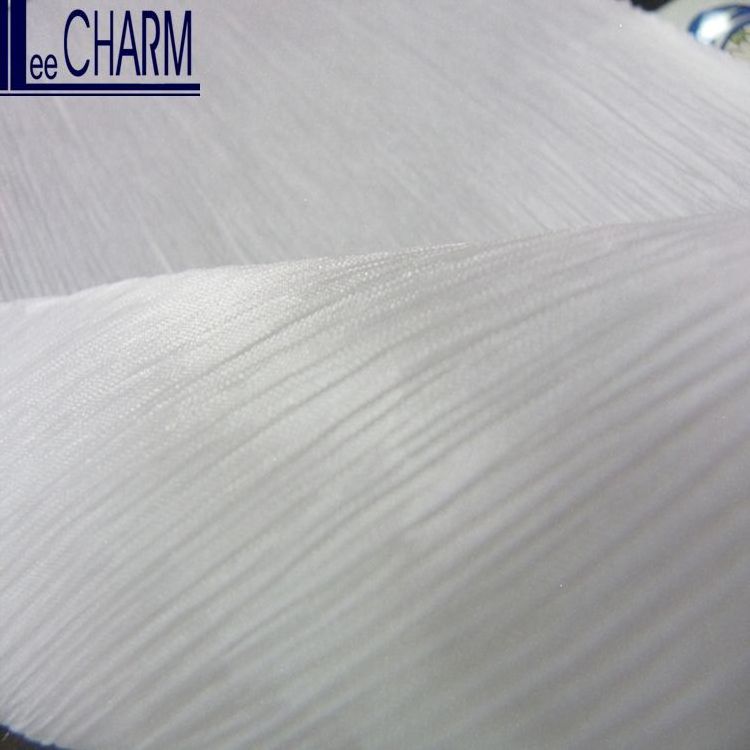 CTR Taiwan 100% Polyester Crinkle Fabric for Artificial Flowers And Leaves And Christmas Decoration