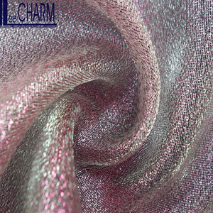 LCSH071 Taiwan Polyester Nylon Shimmer Organza Fabric