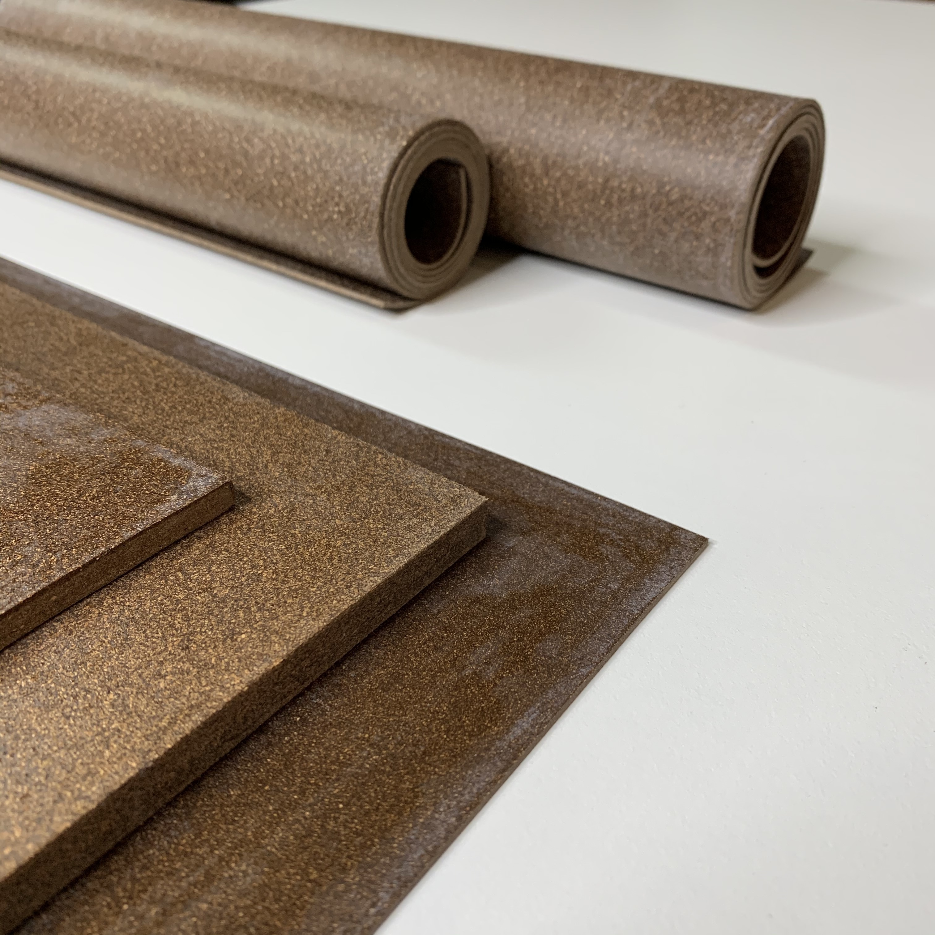 LEECORK Gasket Materials Rubberized Cork Sheet Anti-vabration Cork Rubber Sheet and Rolls