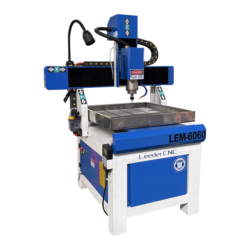 Jinan LEEDER PVC/wood/aluminum/iron/stainless steel/copper/stone cutting cnc router water cooling spindle 4040 6060