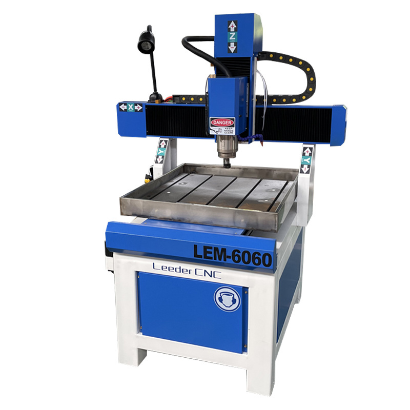 Jinan LEEDER PVC/wood/aluminum/iron/stainless steel/copper/stone cutting cnc router water cooling spindle 4040 6060