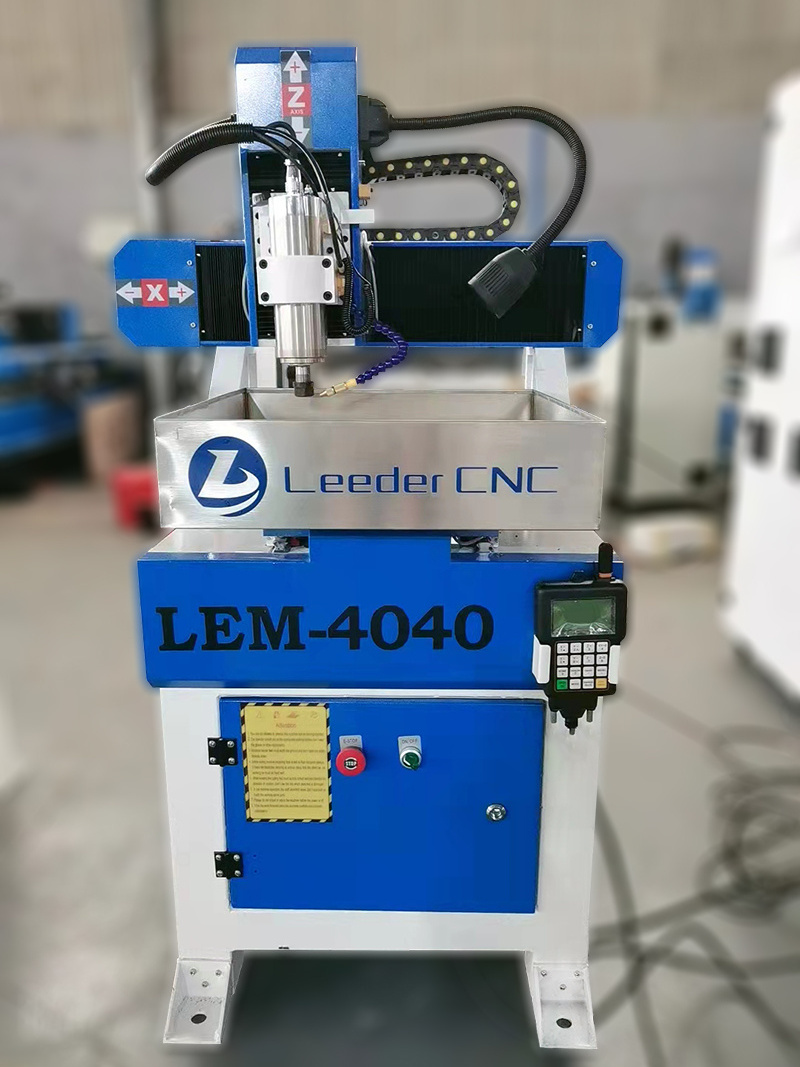 Jinan LEEDER PVC/wood/aluminum/iron/stainless steel/copper/stone cutting cnc router water cooling spindle 4040 6060