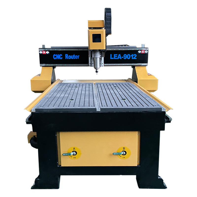 China hot selling single head woodworking CNC machine 9012 1212 furniture making engraving and cutting CNC milling machine