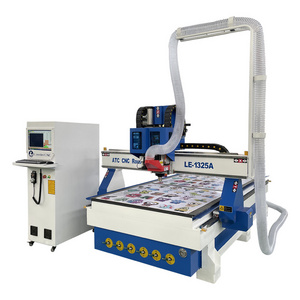 Leeder Cnc Wood Router Vibrating Knife Cutting Engraving Machine Vibrating Knife Cnc Router With Ccd Camera