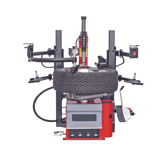 High quality Cheap Tyre Changer(10''-24'') With Tilting Back Post With Double Help Arm