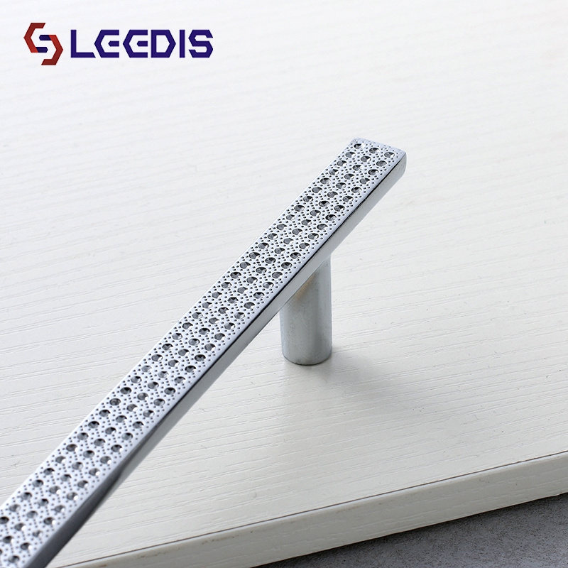 LEEDIS Wholesale furniture hardware accessories handle new design cheap zinc alloy kitchen cupboard handles