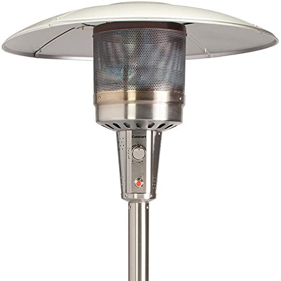 Stainless Steel Patio Heater Stand 2000w For Deck, Backyard, Porch