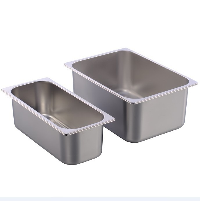 Stainless steel Ice Cream Container/  Gelato Pan to store your delicious ice cream