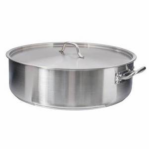 NSF listed clad & induction bottom inox stainless steel casseroles for restaurant