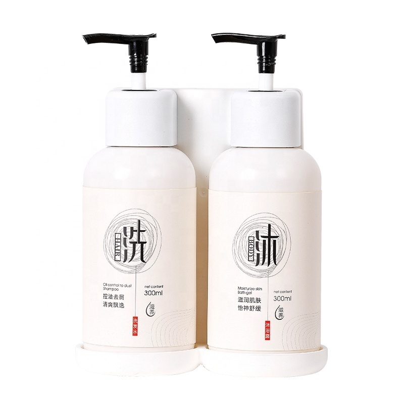 Hotel Amenities Bathroom Dispenser Bottle Shower Gel Shampoo Soap Dispenser  Pump Press 300ml