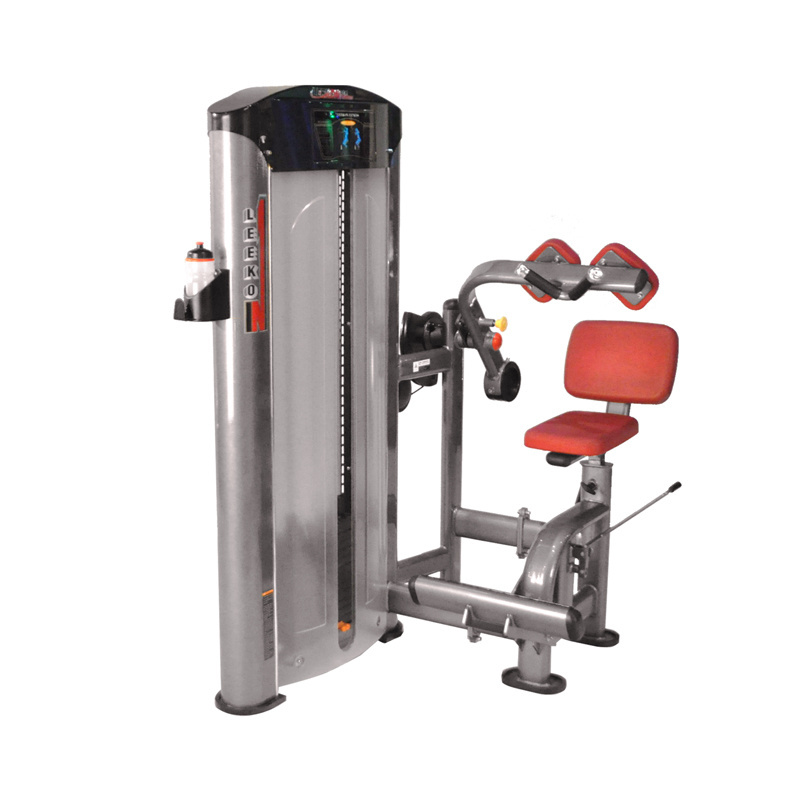 Leekon Seated Abdominal Machine Abdominal Muscle Strength Trainer Gym Equipment Commercial Abdominal Crunch Exercise Machine