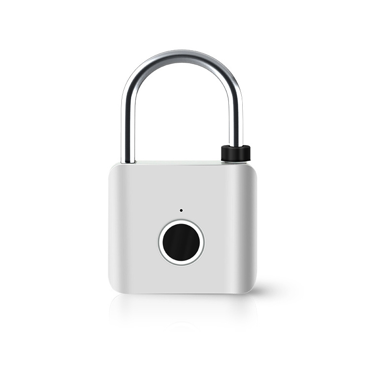 OEM / ODM stainless steel keyless gym biometric locker lock high quality IP65 outdoor waterproof padlock with fingerprint