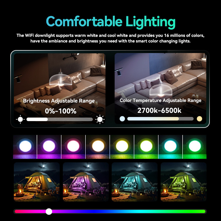 Tuya app control smart bulb 230V 12W 950LM 2700K~6500K dimmable RGBCW light Led lamp Alexa Google home smart led light bulb e27