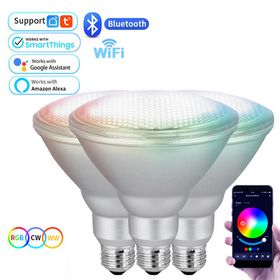 Tuya app control smart bulb 230V 12W 950LM 2700K~6500K dimmable RGBCW light Led lamp Alexa Google home smart led light bulb e27