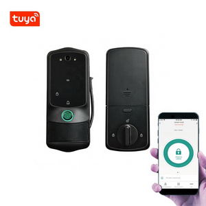 LEELEN smart deadbolt lock security deadbolt door lock home apartment WiFi tuya keypad fingerprint interior door lock