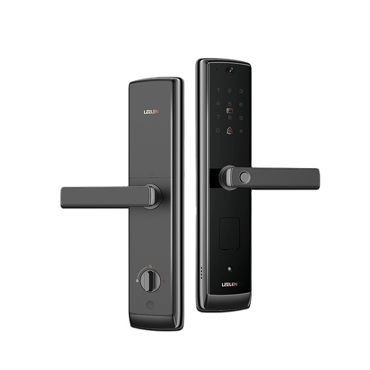 LEELEN cerradura inteligente con huella digital camera security door lock digital lock fingerprint unlock deadbolt door lock