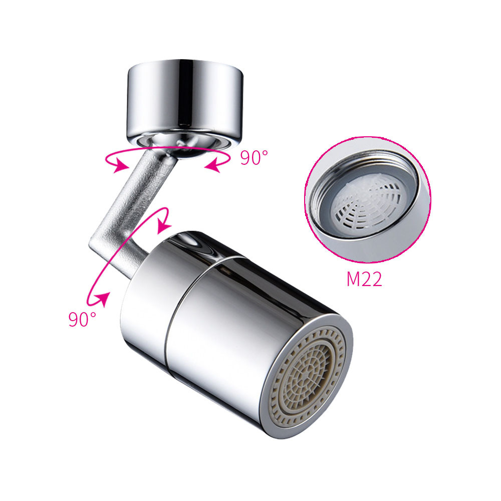 Hot Online Selling Splash Filter Faucet 720 Rotating Faucet Extender Aerator with 2 Water Outlet Modes