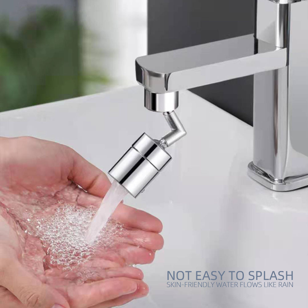 Hot Online Selling Splash Filter Faucet 720 Rotating Faucet Extender Aerator with 2 Water Outlet Modes