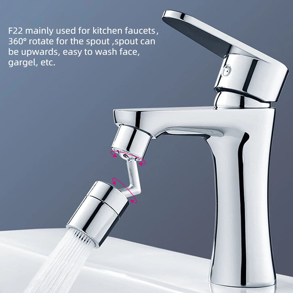 Universal Faucet Aerator 720 Rotatable 2 Functional Soild Brass Moveable Kitchen Tap Head