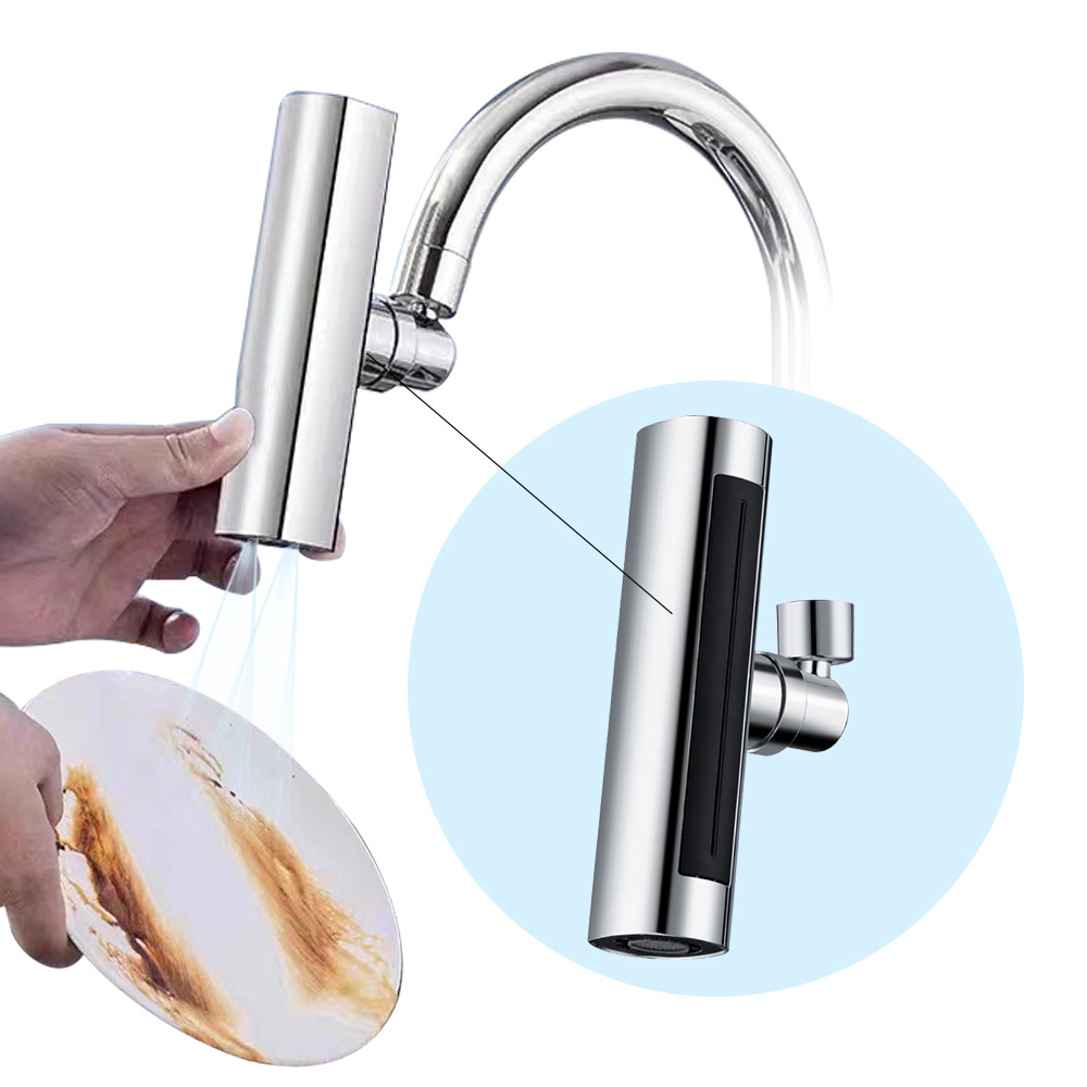 New 4 Multifunctional Anti-Splash Waterfall Kitchen Sink Faucet Aerator Adapter With 360 Swivelling Device