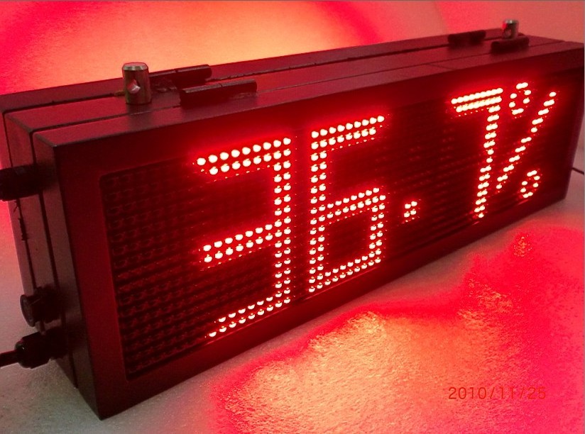 outdoor led clock time date temperature sign 6 Digit Led 7 Segment Indoor Count up Countdown Timer Clock Time Led Clock Display