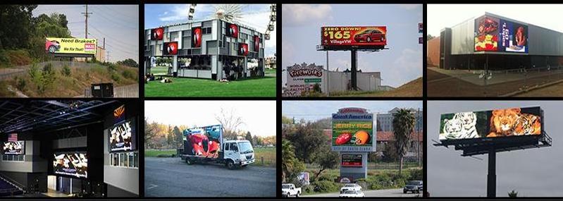 Outdoor video full color programmable led moving message sign board waterproof IP65