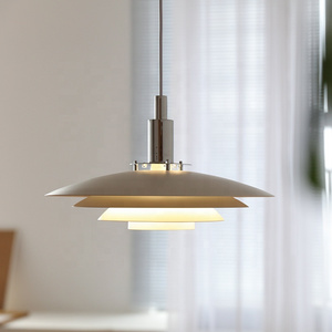 Nordic White Metal Shade Kitchen Island Dining Table Pendant light Fixture E27 Modern Decorative Simple Counter Bar Hanging Lamp