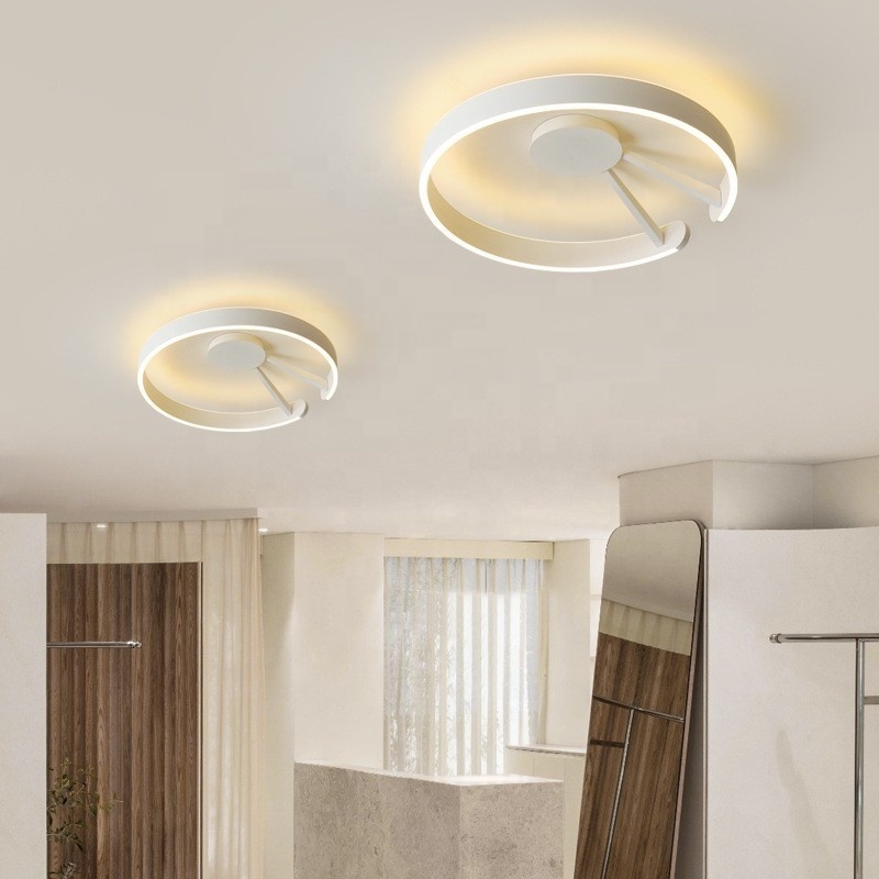 Germany Design Dimmable LED Ceiling Light In Living Room Bedroom Restaurant Balcony Modern Designer Flush Mounted Round Lamp