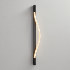 2023 New Stainless steel Flexible 360 degree Silicon Rope LED Wall Lamp Long Strip Sconce Light Living Room Decoration