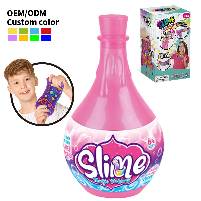 Leemook Children's DIY Playdough Slime Science Experiment Toy Set Crystal Mud Foaming Glue slime DIY Handmade For Kids