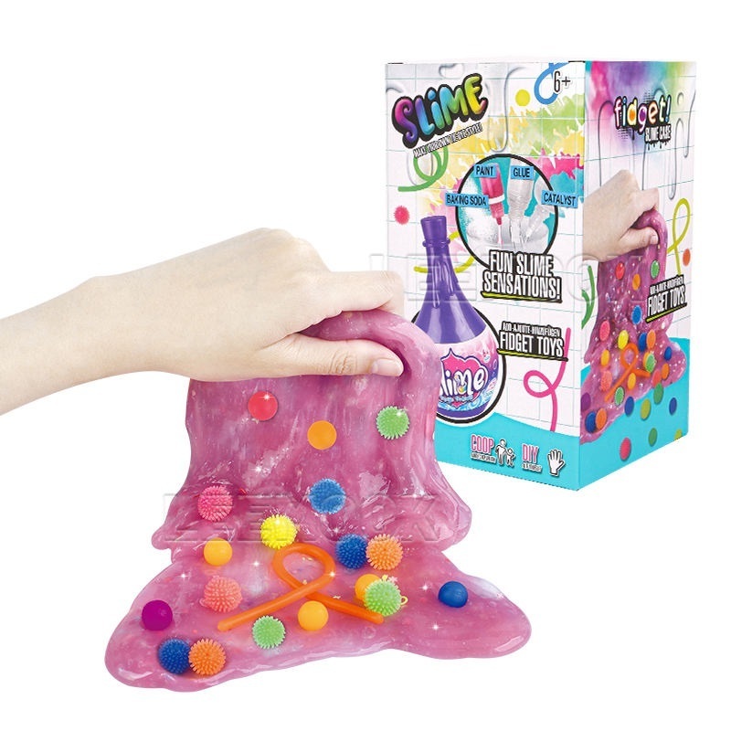 Leemook Hot Sale Playdough Slime Toys Set Non-toxic Glue Supplies Kids DIY Set