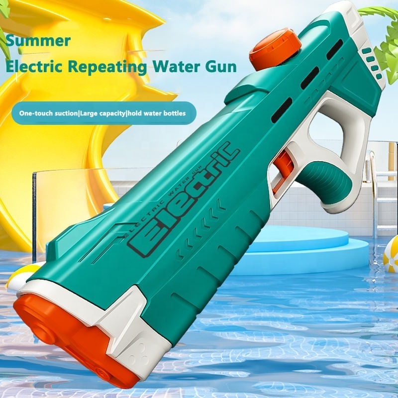 Leemook Hot Selling Automatic Squirt Guns Children Summer Beach Shooting Game Electric Water Gun for Kids