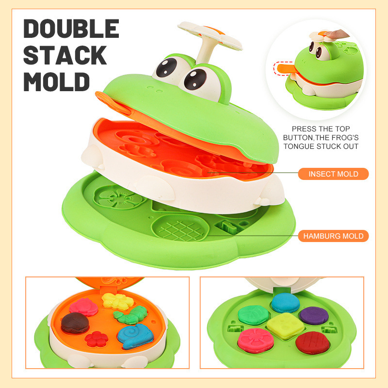 Leemook Hot Sale Play House Color Clay Toys Slime Kit Playdough Children's Diy Play Dough Kits