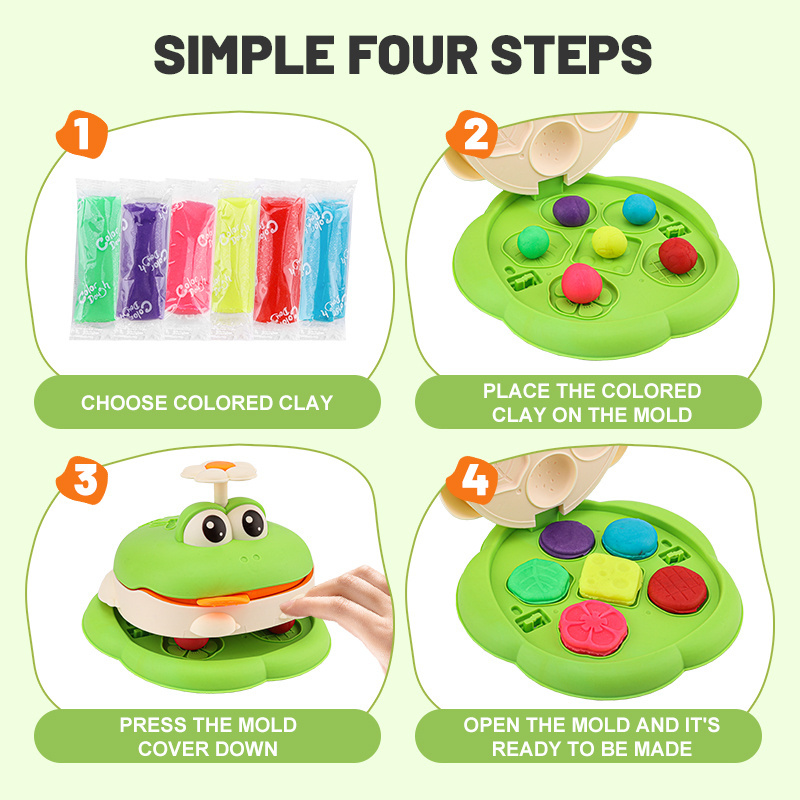 Leemook Toys Manufacturer Direct Sales Kids Educational Toys Children'S Favorite Color Clay Set Toys Playdough Kit