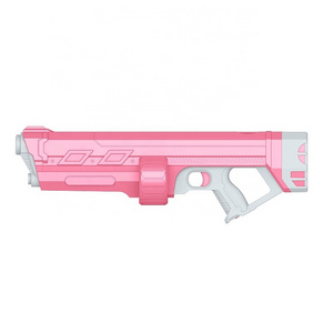 Leemook hot selling kids toy gun with HD display automatic water high pressure electric water gun for kids