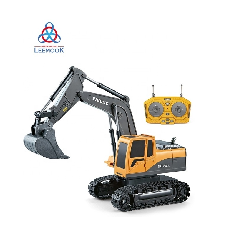 new arrival Alloy Diecast remote control electric toy  Engineering Rc Car Multi Functional Alloy RC Bulldozer excavator