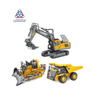 new arrival Alloy Diecast remote control electric toy  Engineering Rc Car Multi Functional Alloy RC Bulldozer excavator