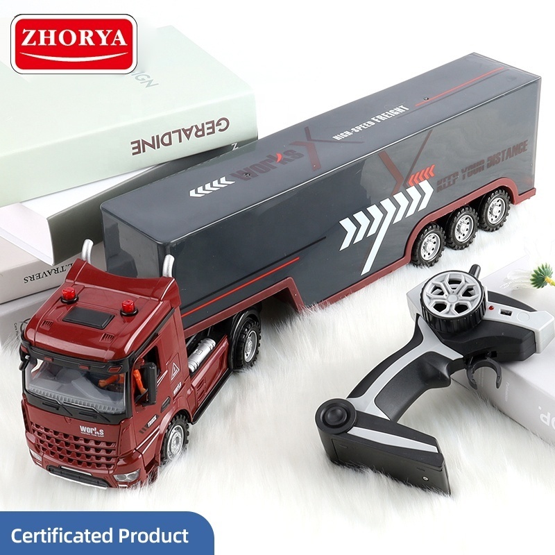 2.4G Remote Control Container Truck Toy Tractor Trailer Truck Radio Control Toy rc truck and trailer