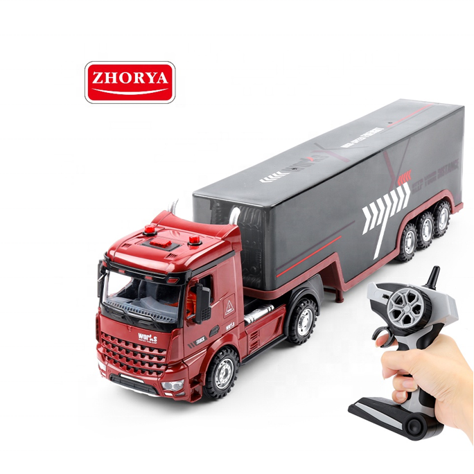 2.4G Remote Control Container Truck Toy Tractor Trailer Truck Radio Control Toy rc truck and trailer