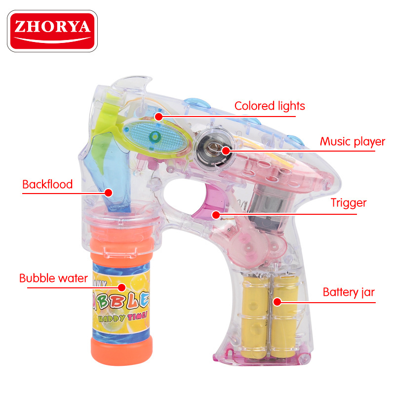 best price soap gun wholesale kids bubble gun with led flash